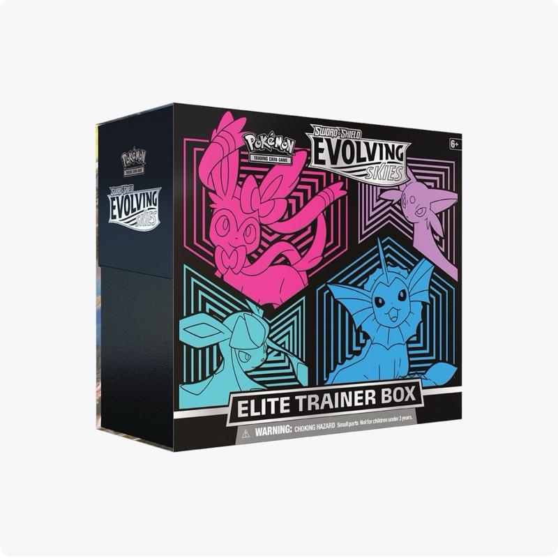 Evolving Skies Elite Trainer Box - Glaceon/Vaporeon/Sylveon/Espeon