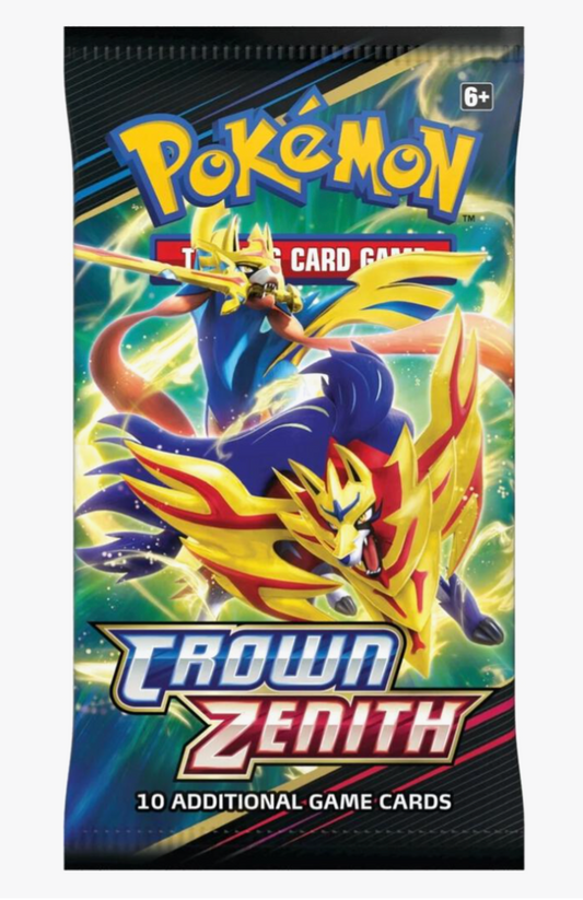 Crown Zenith Single Booster Pack (Live Rip Or Ship)
