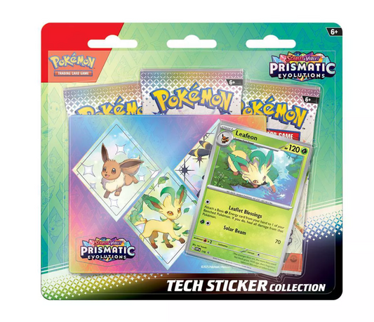 Prismatic Evolutions Tech Sticker Collection (Lefeon)