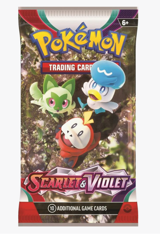 Scarlet & Violet Booster Pack (Live Rip Or Ship)