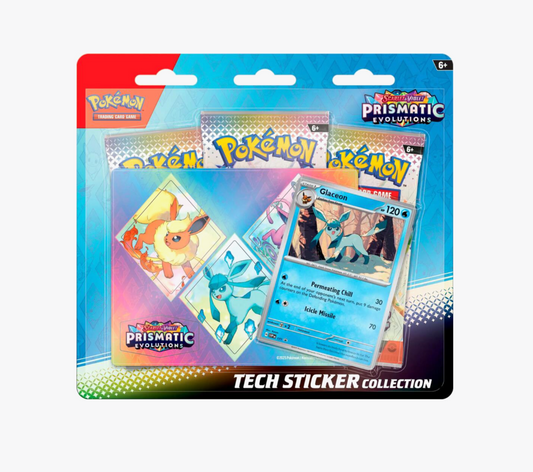 Prismatic Evolutions Tech Sticker Collection [Glaceon]